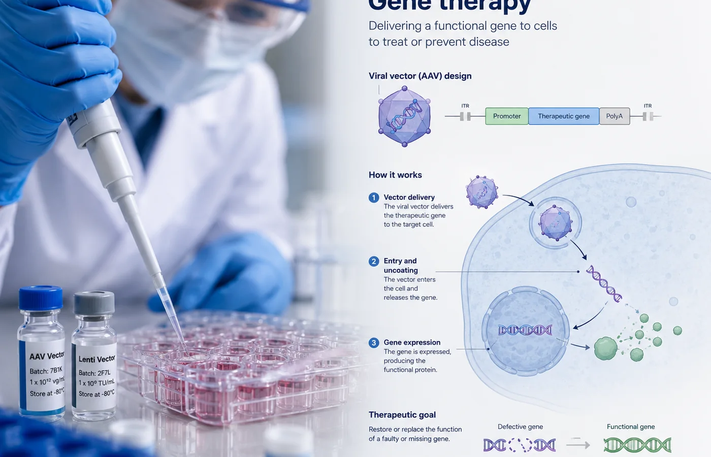 Gene therapy laboratory platform.