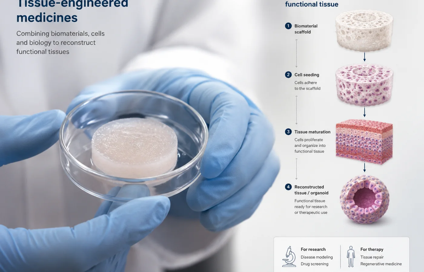 Tissue-engineered medicines